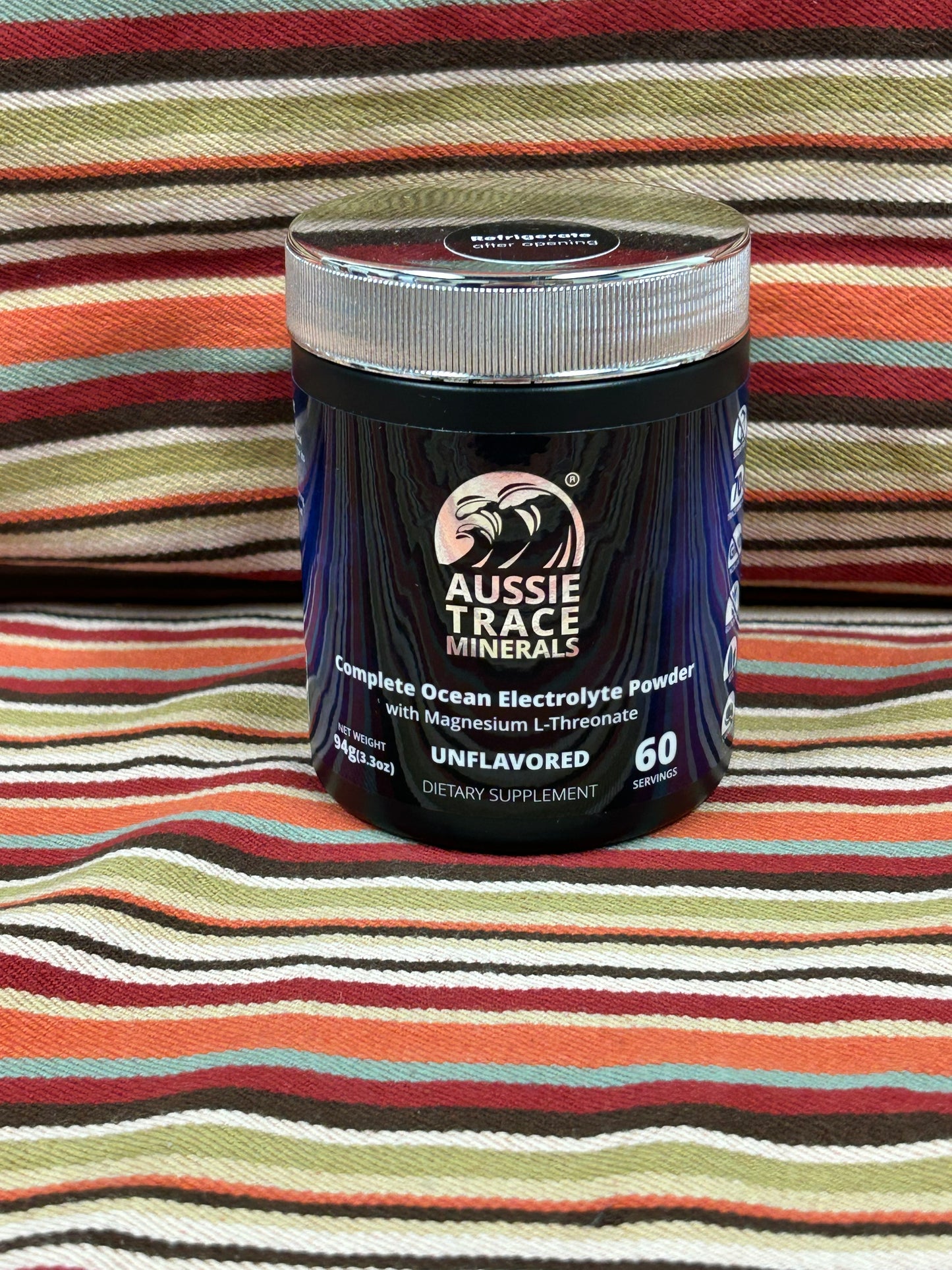 Aussie Trace Minerals Complete Ocean Electrolyte Powder with Magnesium L-Threonate