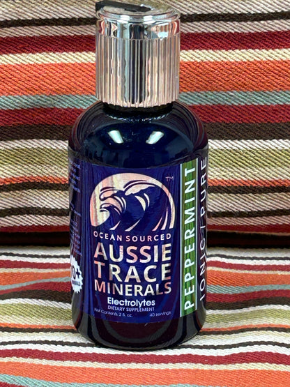 Aussie Trace Minerals with Organic Peppermint Extract - 2oz