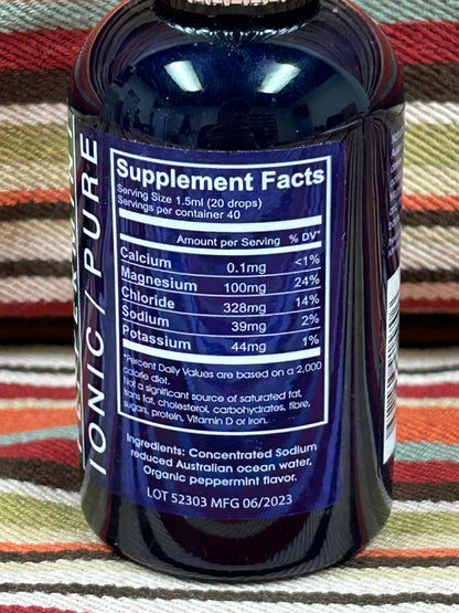 Aussie Trace Minerals with Organic Peppermint Extract - 2oz