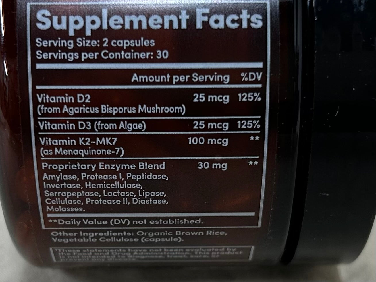 Tranont Support Vitamin D & K Blend